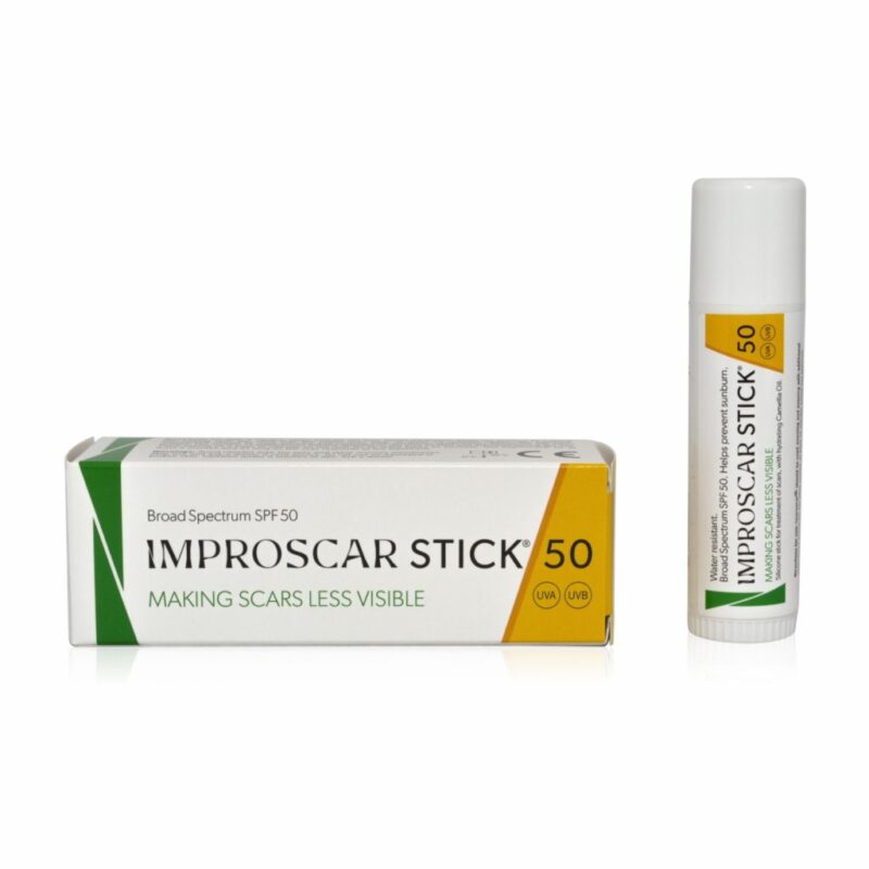 Improscar stick de silicone com proteção solar FPS50
